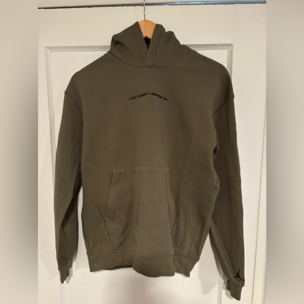 Air Jordan Sport Men's Olive Green Pullover Hoodie nike